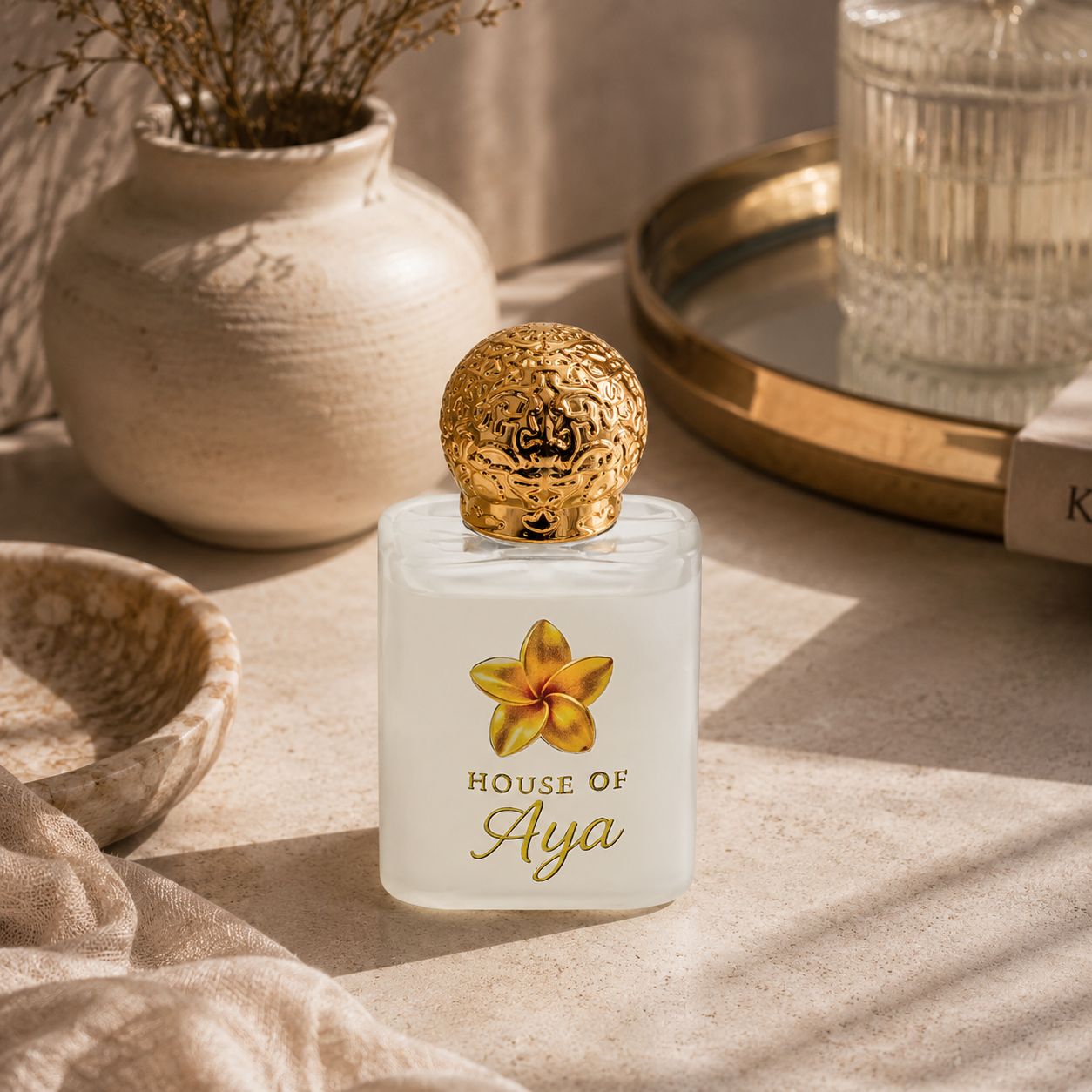 Parfum de cameră cu Frangipani, 50 ml, House of Aya